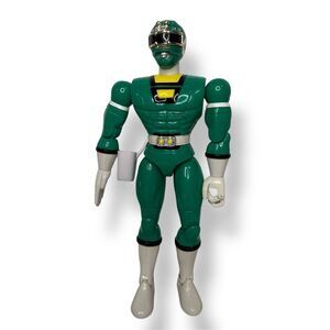 Power Rangers Turbo Green Ranger 8” Action Figure Toy 1997 Bandai